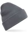 B45R/BB45R Recycled Original Cuffed Beanie Graphite Grey colour image